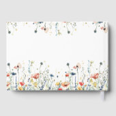 鮮やか花結婚の ゲストブック (裏面)