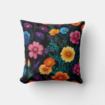 鮮やか花 – 花カラフル柄