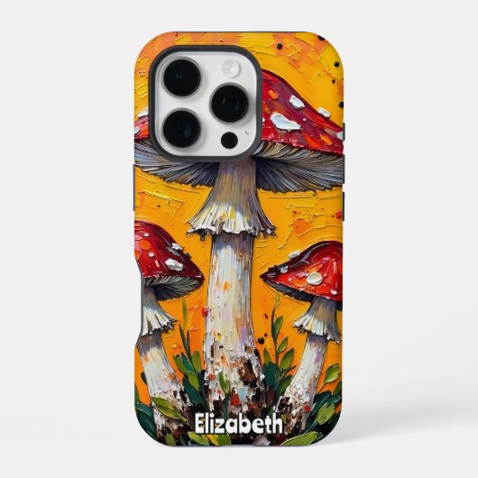 鮮やか菌トリオ iPhoneケース (裏面)