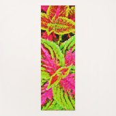 鮮やか葉自然型 ヨガマット (正面)
