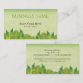 鮮やか葉 名刺 (正面/裏面)