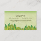 鮮やか葉 名刺 (裏面)