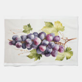鮮やか葡萄ティータオル束 キッチンタオル (横)