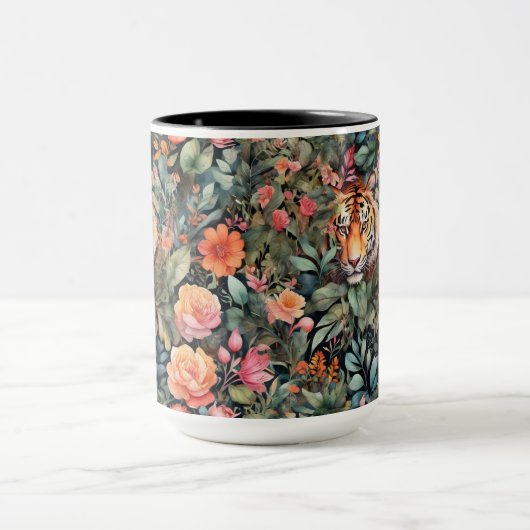 鮮やか虎 マグカップ (中央)