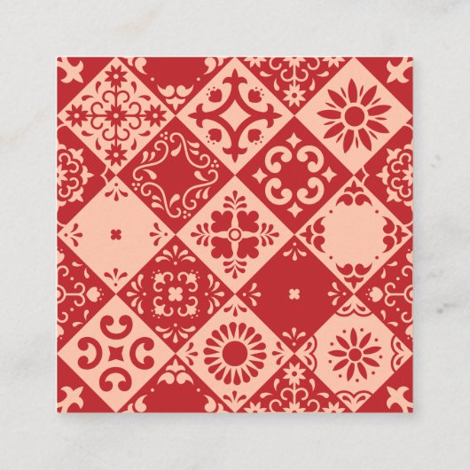 鮮やか誓スペインの結婚フォーク エンクロージャーカード (裏面)