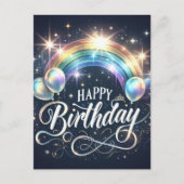 鮮やか誕生日 ポストカード (正面)