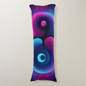 鮮やか調和:モダン陰陽の解釈 ボディピロー (正面縦)