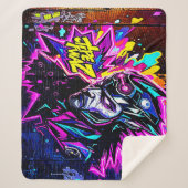 鮮やか通りアートグロー シェルパブランケット (正面)