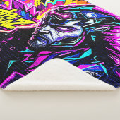 鮮やか通りアートグロー シェルパブランケット (3/4)