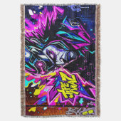 鮮やか通りアートグロー スローブランケット (正面縦)