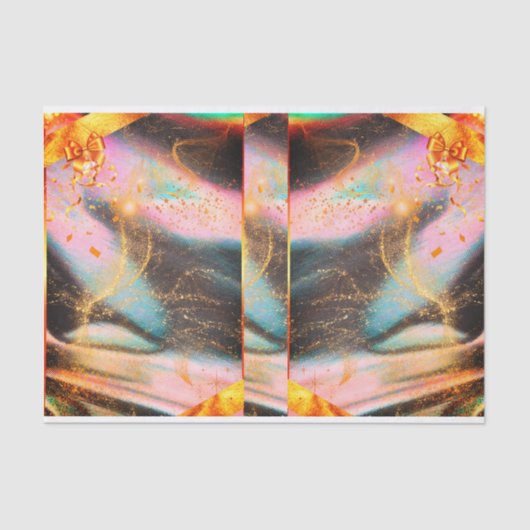 鮮やか金ゴールドティッシュペーパー 薄葉紙 (正面)