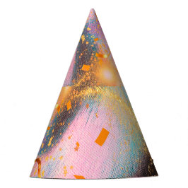 鮮やか金ゴールド帽子 パーティーハット