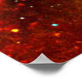 鮮やか銀河系キャンバスアート ポスター (角)