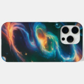 鮮やか銀河系スワール宇宙アート – コズミックフォンケース Case-Mate iPhoneケース (裏面 (横))