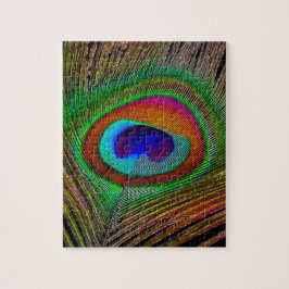 鮮やか銅孔雀 ジグソーパズル
