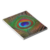 鮮やか銅孔雀 ノートパッド (アングル)