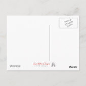 鮮やか銅孔雀 ポストカード (裏面)