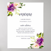 鮮やか開花メニュー記号 ポスター (正面)