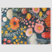 鮮やか開花ワイルドフラワーの絵を描デコパージュ 薄葉紙 (正面)