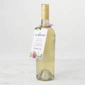 鮮やか開花結婚歓迎 ボトルネックタグ (アングル)