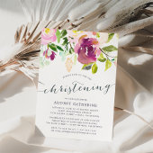 鮮やか開花 |《キリスト教》洗礼式や命名式招待状 招待状