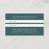 鮮やか開花 |水彩フローラ 紹介カード (裏面)