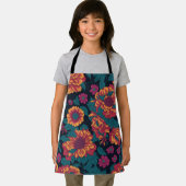 鮮やか開花：燃えるようなフローラ交響曲 エプロン (インサイチュ)