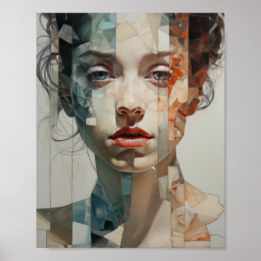 鮮やか顔 – パーソナカラフルリティのポスター ポスター (正面)