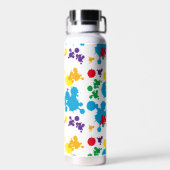 鮮やか（ばちゃばちゃ）跳ねるボトル ウォーターボトル (背面)