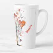 鮮やか&カラフルハッピーバレンタインデー カフェラテマグ (右)