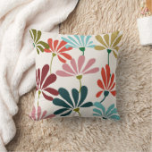 鮮やか&カラフルフローラ装飾用クッション クッション (ブランケット)