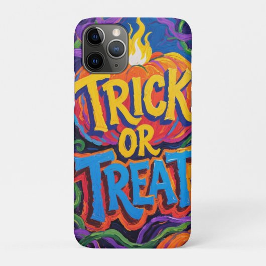 鮮やか「トリックまたは治療」ハロウィーン Case-Mate iPhoneケース (裏)