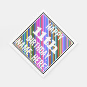 鮮やか, 11カラフル誕生日+名前をカスタムする スタンダードランチョンナプキン (角)