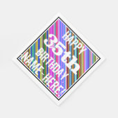 鮮やか, 35カラフル誕生日+名前をカスタムする スタンダードランチョンナプキン