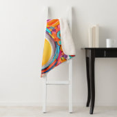 鮮やかBadaistアートカラー シェルパブランケット (インサイチュ)