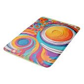 鮮やかBadaistアートカラー バスマット (アングル)