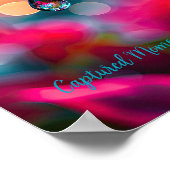 鮮やかDewdrop：自然のカラー反射 ポスター (角)