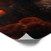 鮮やかDia de los Muertosポスター – 祝. ポスター (角)