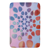 鮮やかGeometric Bath Matはっきりした - & 芸術的 バスマット (正面縦)