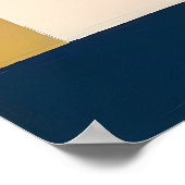 鮮やかGeometric Fusionはっきりした - Wall Art ポスター (角)