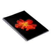 鮮やかOrange Begoniaマクロ ノートブック (右側)