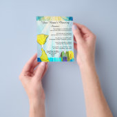 鮮やかRay Business Office Cleaning Service Flyer チラシ (手)