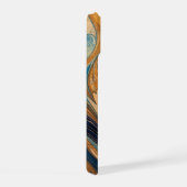 鮮やかSwirl Art Phone Cover -パーソナライズされた with iPhone 15ケース (右側面)