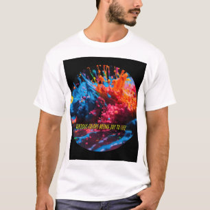 「鮮やかTシャツの品種:デザインのカラフル探索 Tシャツ