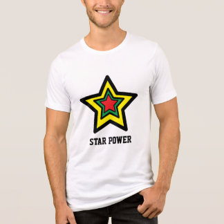 鮮やかTriple Big Star Tee (黄色、緑、赤) トライブレンドTシャツ