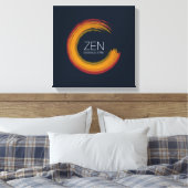 鮮やかZen Canvas Print キャンバスプリント (インサイチュ (寝室))