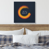 鮮やかZen Canvas Print キャンバスプリント (インサイチュ (寝室))