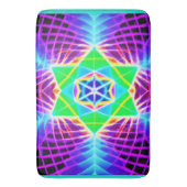 鮮カラフルやかな模様 バスマット (正面縦)