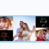 鮮パーソナライズされたはっきりしたやかなバレンタイン ツートーンマグカップ