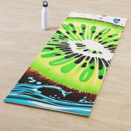 鮮度のキウイスプラッシュ ヨガマット